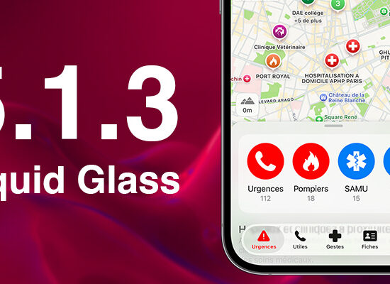 Urgences 5.1.3 – Liquid glass pour iOS 26